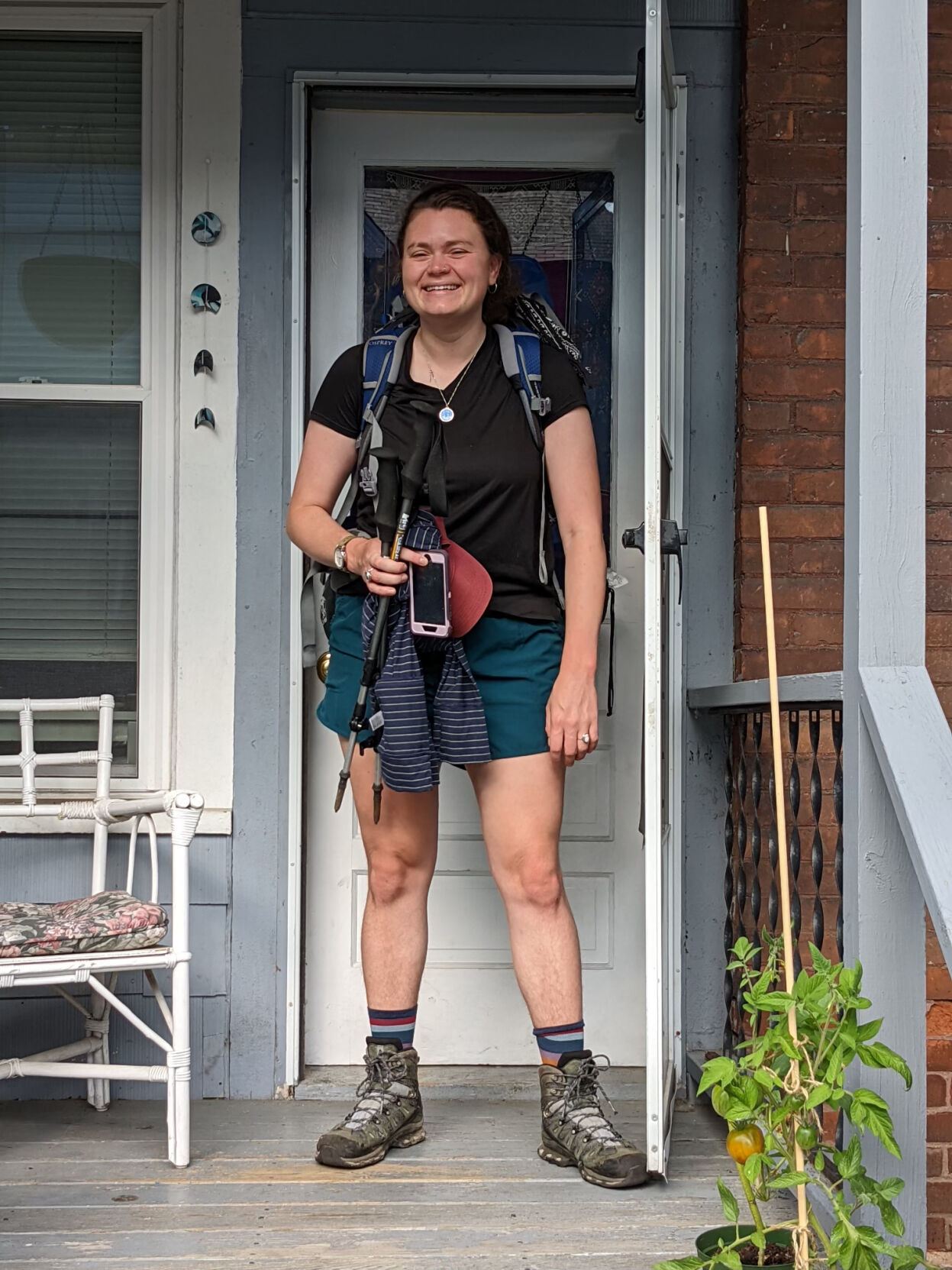 Greta leaving home in gear.jpg